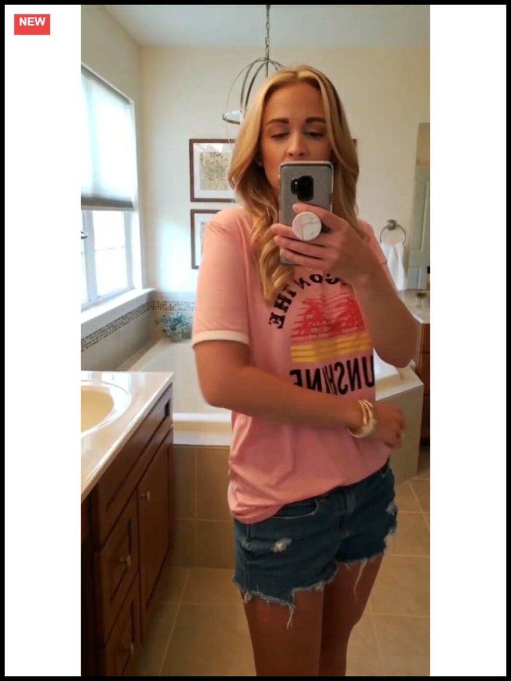 Women's Fun Graphic T-Shirt, Short Sleeve Casual Summer Top - Picture 3 of 3